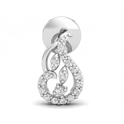 Gail Round Brilliant Diamond Earrings